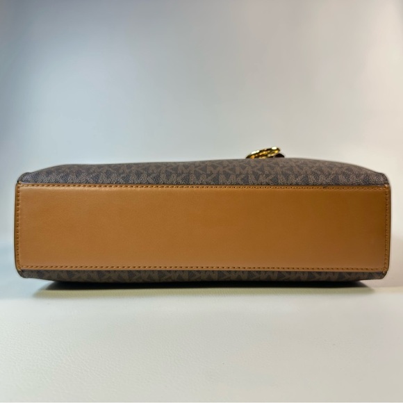 NWT Michael Kors Brown Small Ruthie Satchel & Jet Set Small Coin Purse - Picture 9 of 11